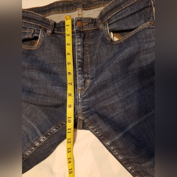 Cos Jeans Women's High Rise Skinny Cropped Leg Color Blue Size 32 - Picture 6 of 10
